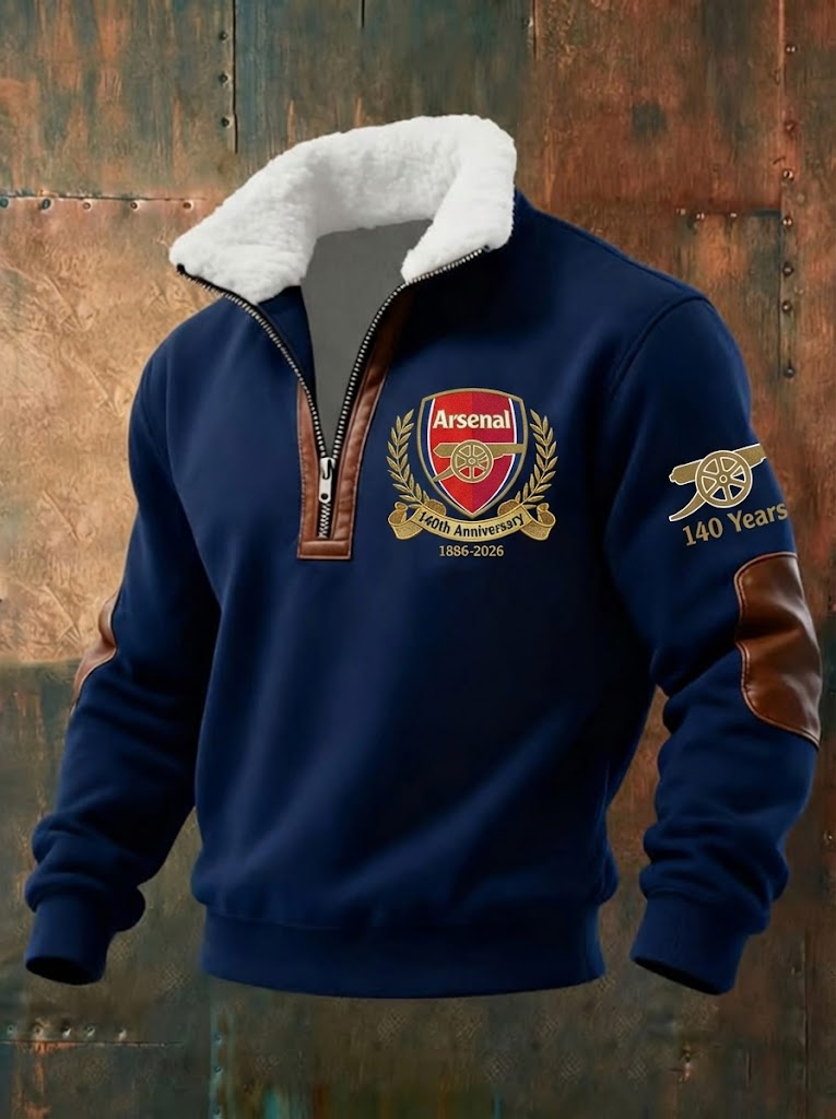 Arsenal 140th Anniversary Fleece Collar Sweatshirt