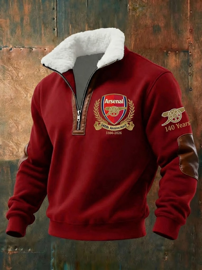 Arsenal 140th Anniversary Fleece Collar Sweatshirt
