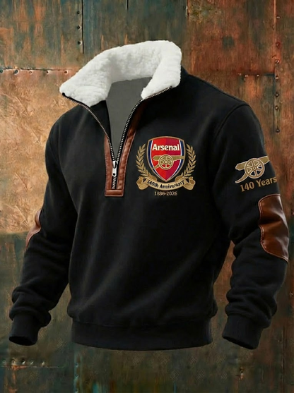 Arsenal 140th Anniversary Fleece Collar Sweatshirt