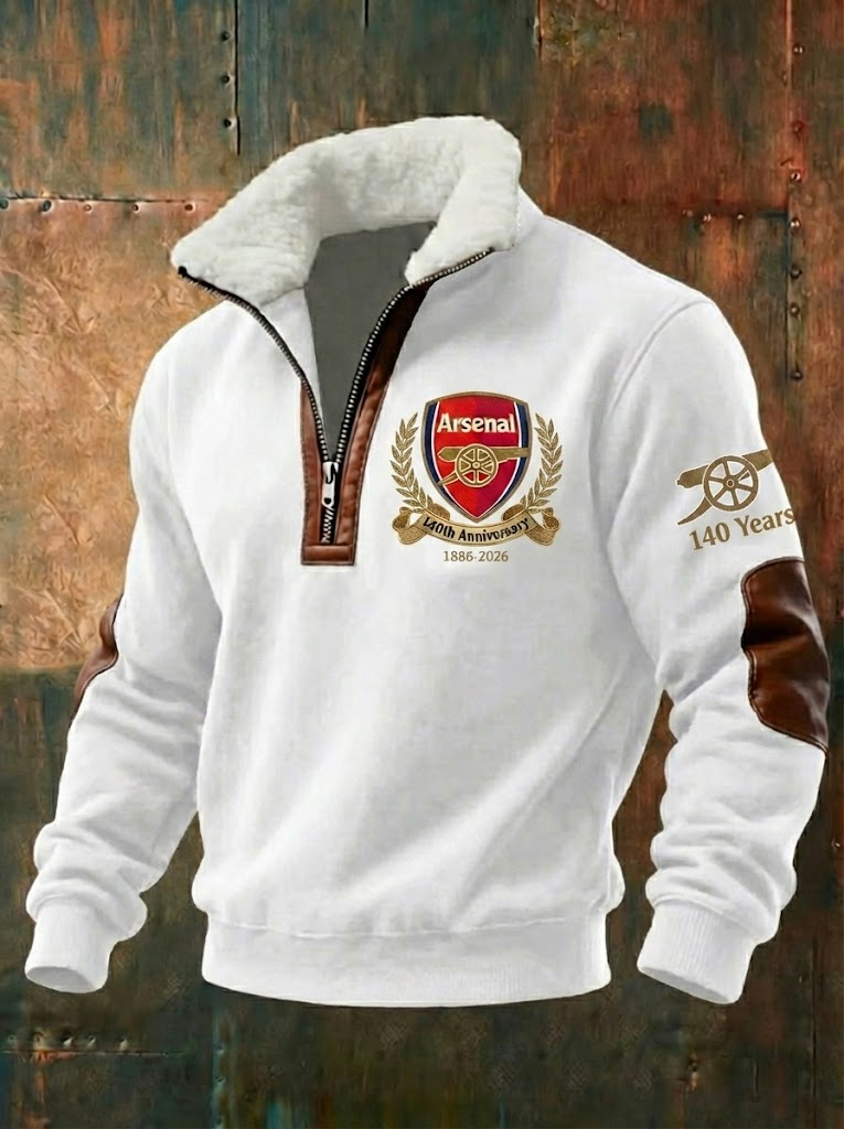Arsenal 140th Anniversary Fleece Collar Sweatshirt