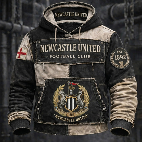 Customized Newcaslte Est.1892 Anniversary Vintage Hoodie