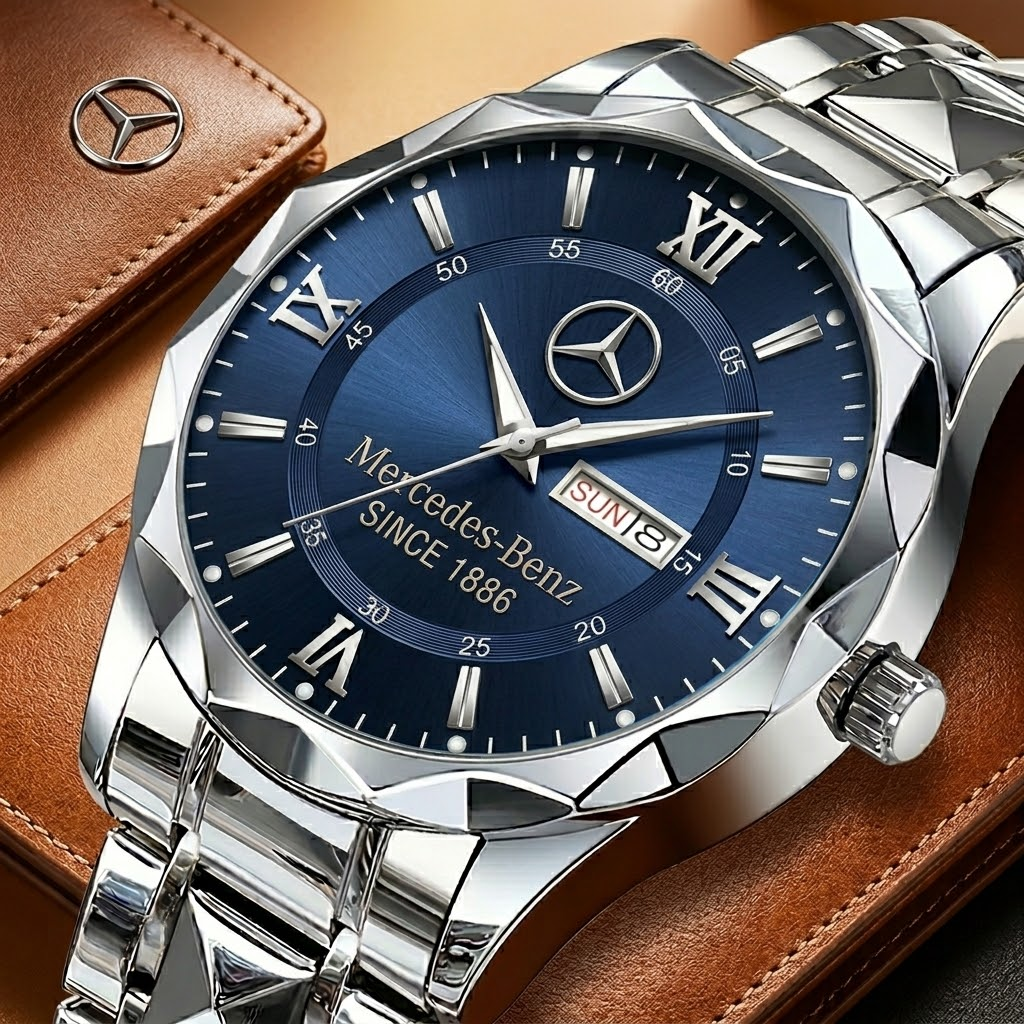 Personalized Merc Diamond Elegant Luxury Charley Watch