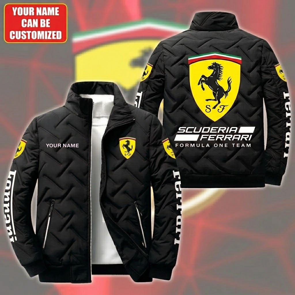 Personalized SF Racing Puffer Jacket V1