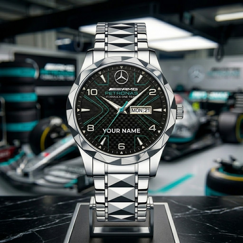 Personalized Merc Petronas Team Luxury Charley Watch