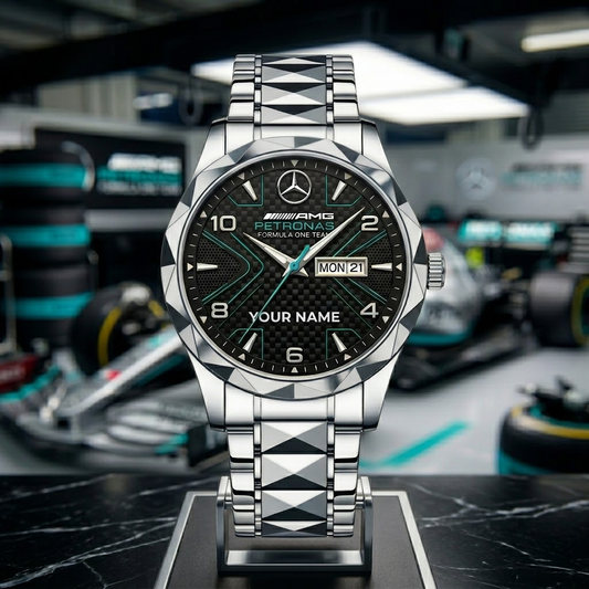 Personalized Merc Petronas Team Luxury Charley Watch