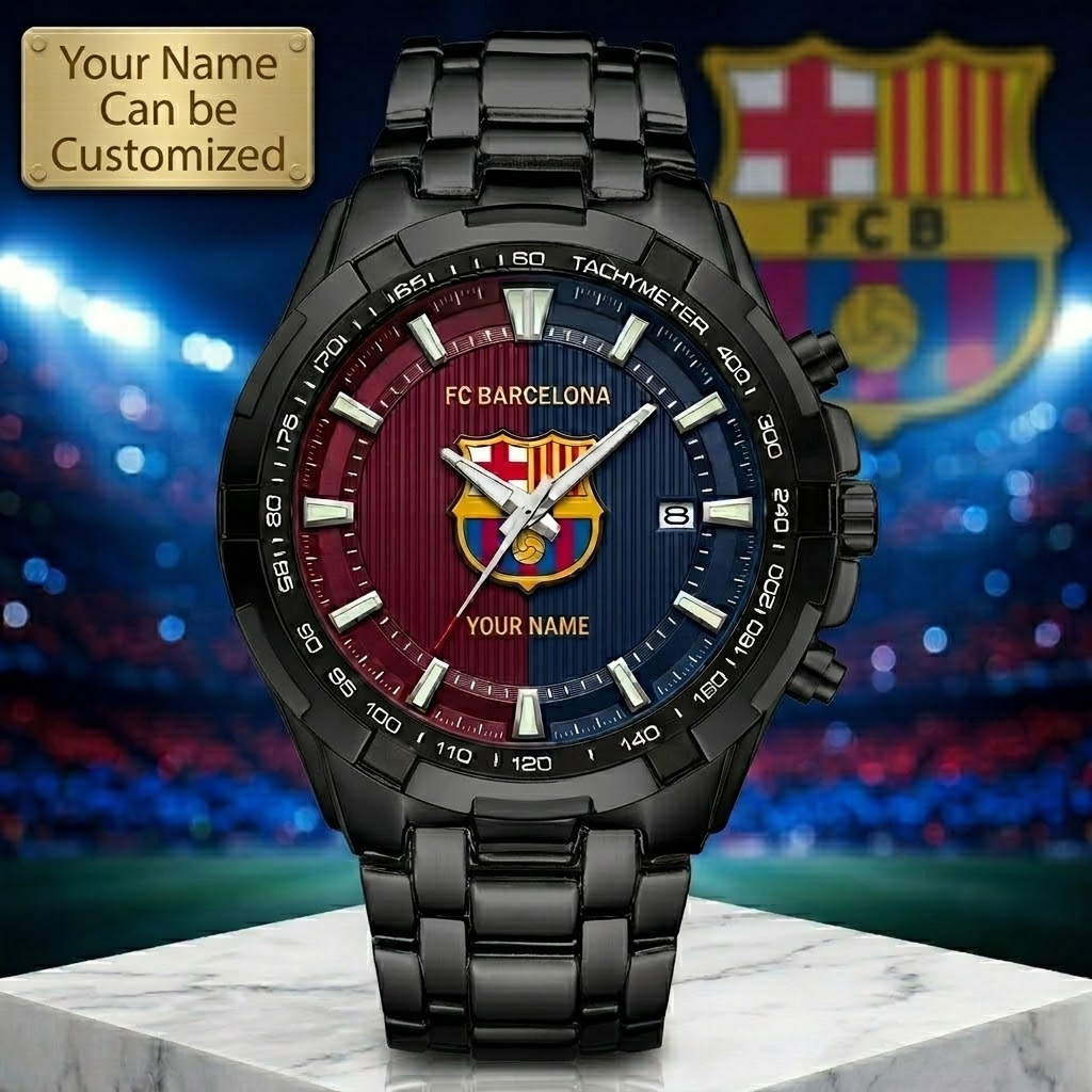 Personalized Barca FC Alloy Quartz Watch V2