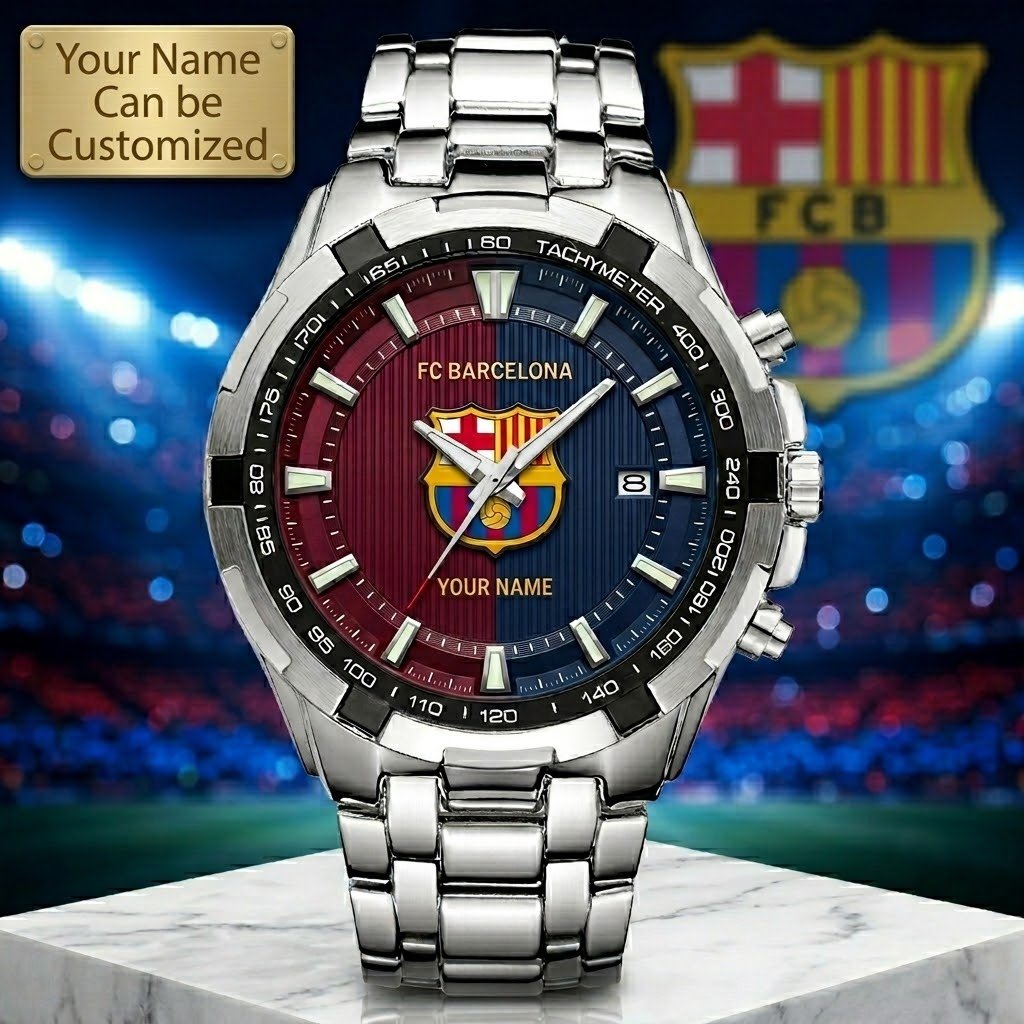 Personalized Barca FC Alloy Quartz Watch V2