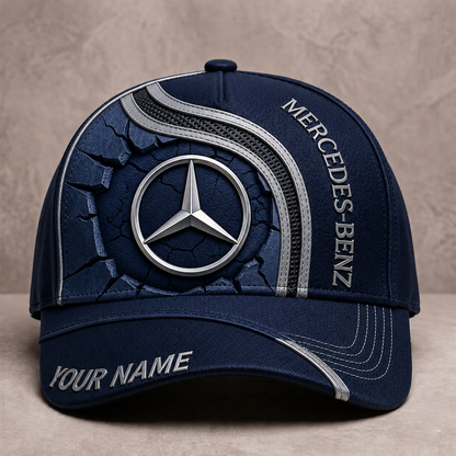 Personalized Mercedes Leather Pattern Classic Cap