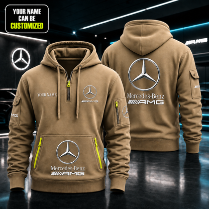 Personalized Merc Amg Zip-Hoodie Cotton Jacket P120404 V2