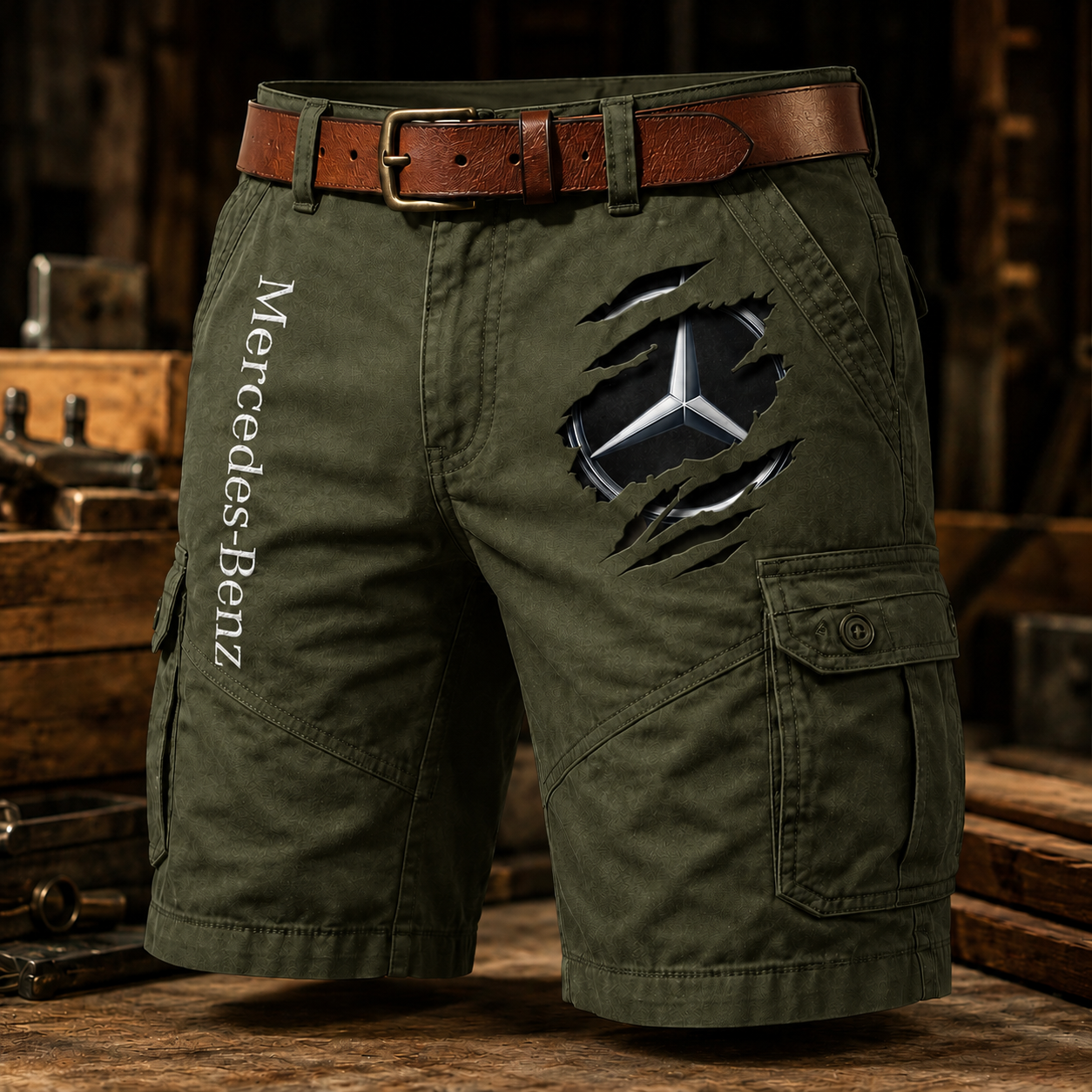 Personalized Merc 1926 Tactical Cargo Shorts