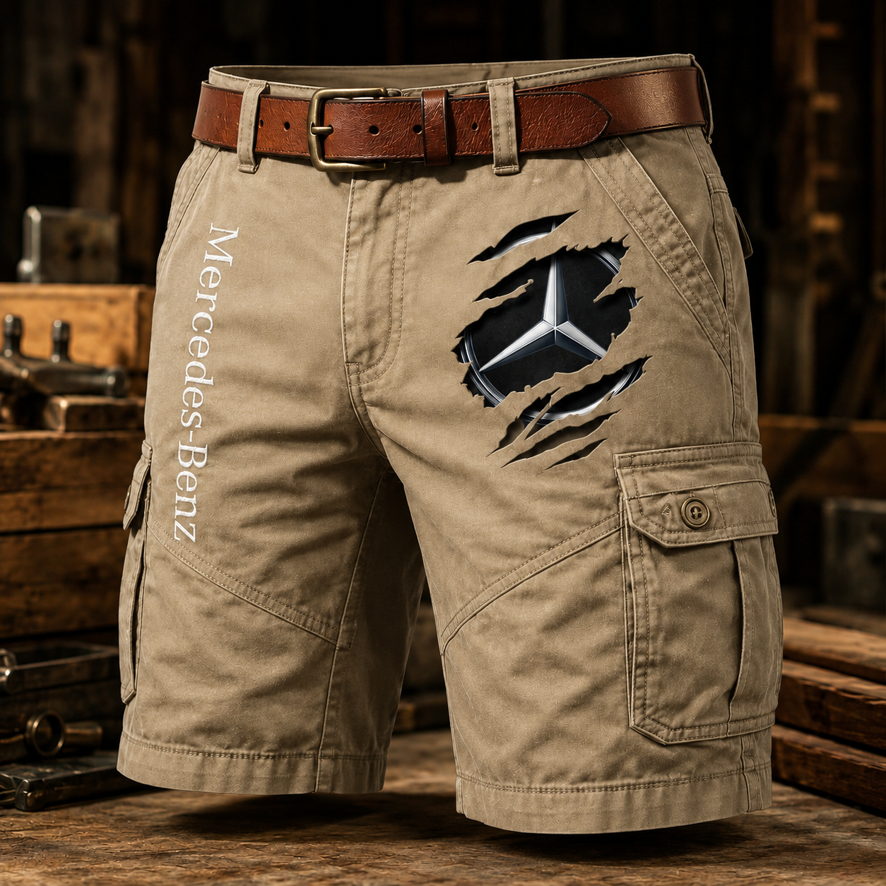 Personalized Merc 1926 Tactical Cargo Shorts