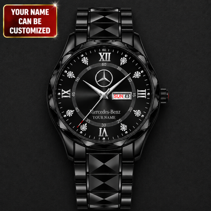 Personalized Merc Golden-times Luxury Charley Watch