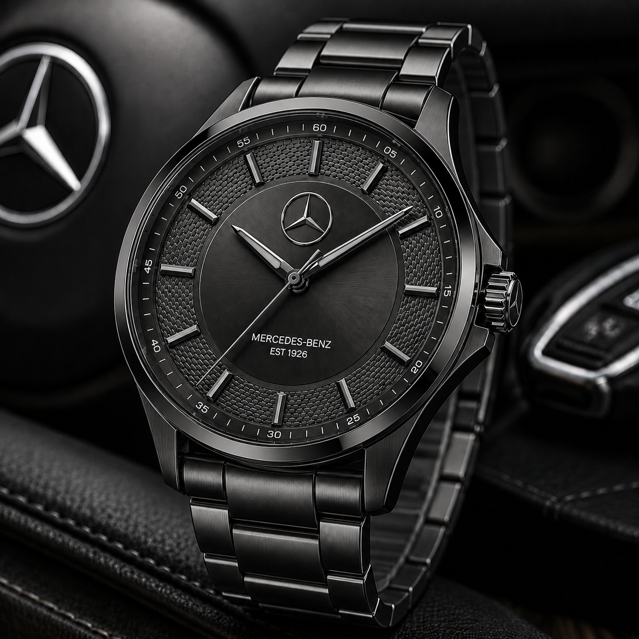 Merc Unique Est.1926 Alloy Quartz Watch