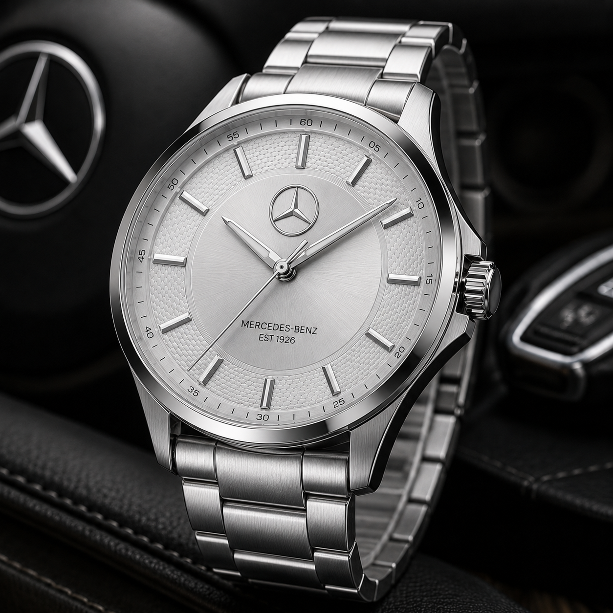 Merc Unique Est.1926 Alloy Quartz Watch