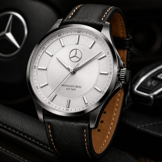 Personalized Merc Boutique Leather Strap Watch (1926-2026)