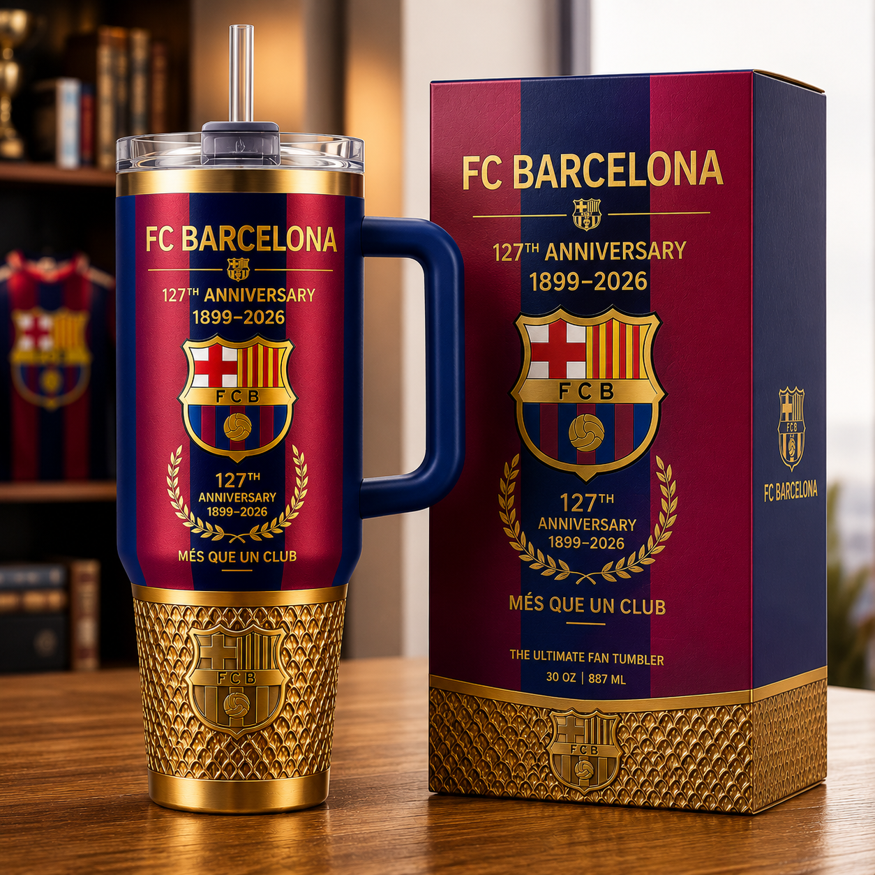 Barcelona FC 127th Anniversary Insulated Tumbler 30oz 40oz