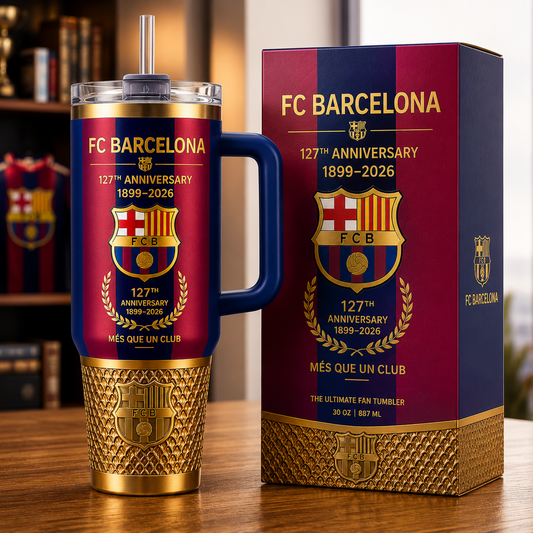 Barcelona FC 127th Anniversary Insulated Tumbler 30oz 40oz