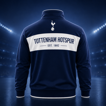 Personalized Tottenham 2026 Zipper Stand Collar Jacket
