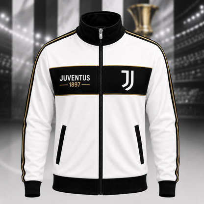 Personalized Juve 2026 Zipper Stand Collar Jacket