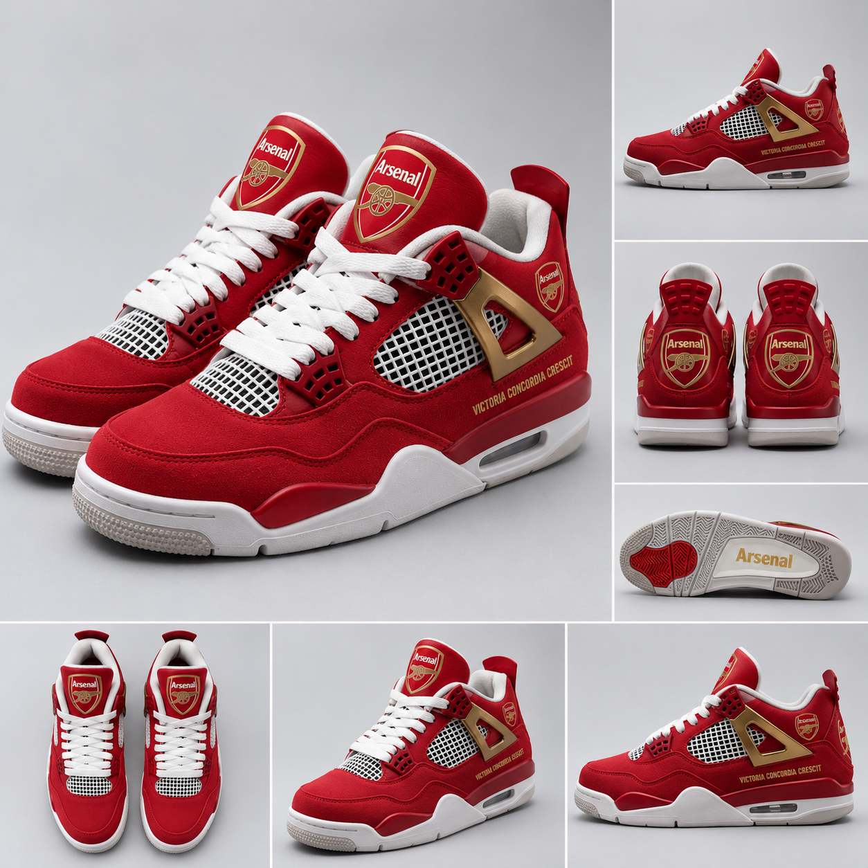 Arsenal AJ3 2026 Custom Sneaker v2