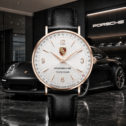 Personalized Pors 2026 Jaeger Leather Watch