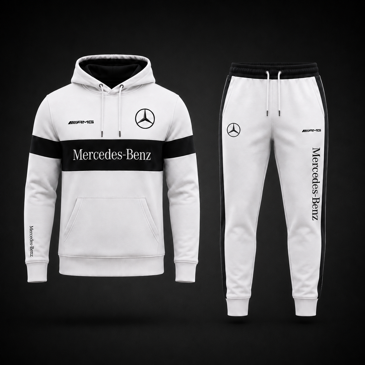 Personalized Merc Amg 2026 Hoodie and Sweatpants set