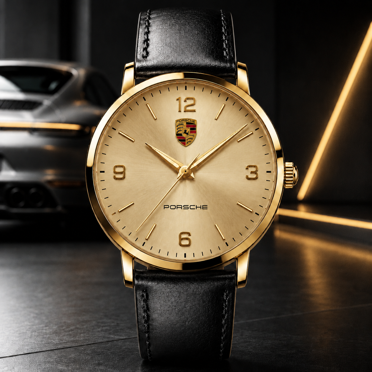 Personalized Pors Laurent 2026 Leather Watch
