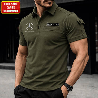 Personalized Merc 2026 Men Polo Short Sleeve Shirt