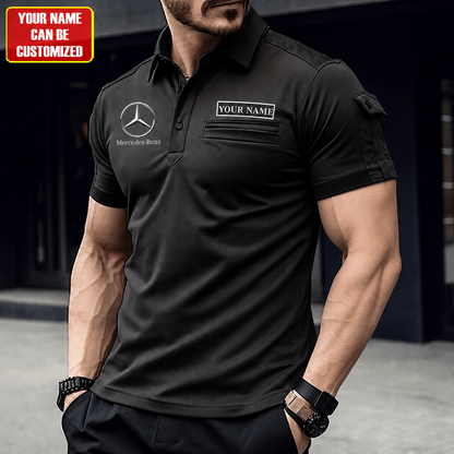 Personalized Merc 2026 Men Polo Short Sleeve Shirt