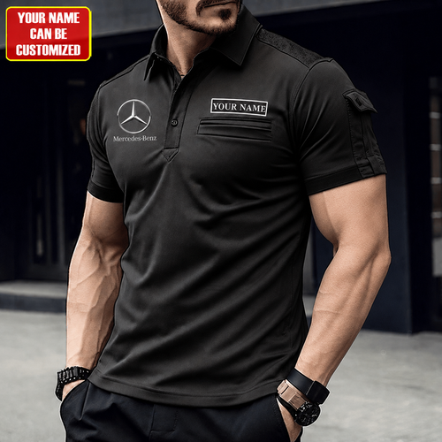 Personalized Merc 2026 Men Polo Short Sleeve Shirt