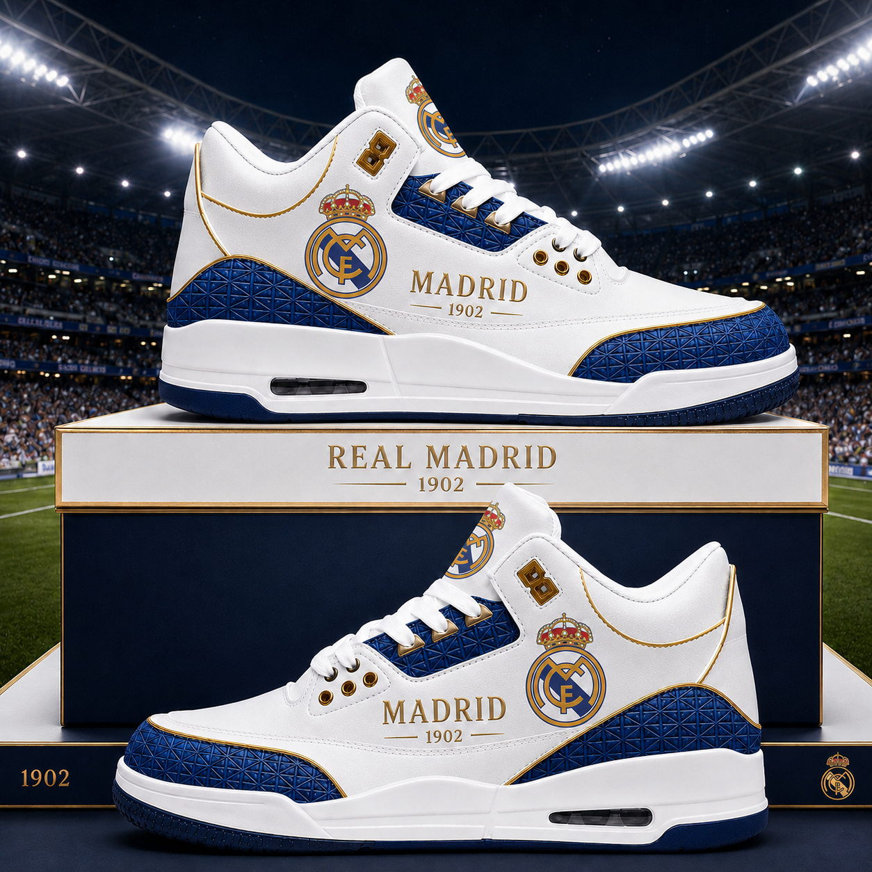 Real Madrid AJ3 2026 Custom Sneaker