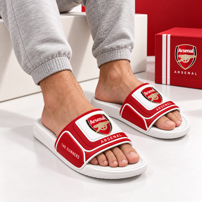 Arsenal FC 2026 Custom Leather Sandals