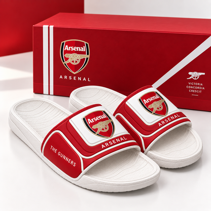 Arsenal FC 2026 Custom Leather Sandals