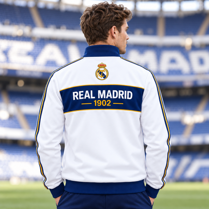 Real Madrid 1902 Zipper Stand Collar Jacket