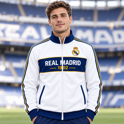 Real Madrid 1902 Zipper Stand Collar Jacket