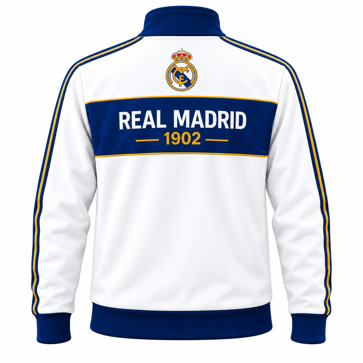 Real Madrid 1902 Zipper Stand Collar Jacket
