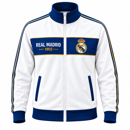 Real Madrid 1902 Zipper Stand Collar Jacket