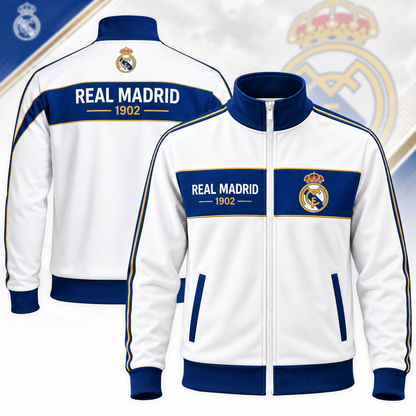 Real Madrid 1902 Zipper Stand Collar Jacket