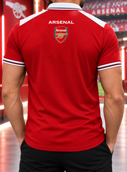Personalized Arsenal FC Division Zipper Polo ,T-shirt, Hoodie , Short , Polo , hawaii