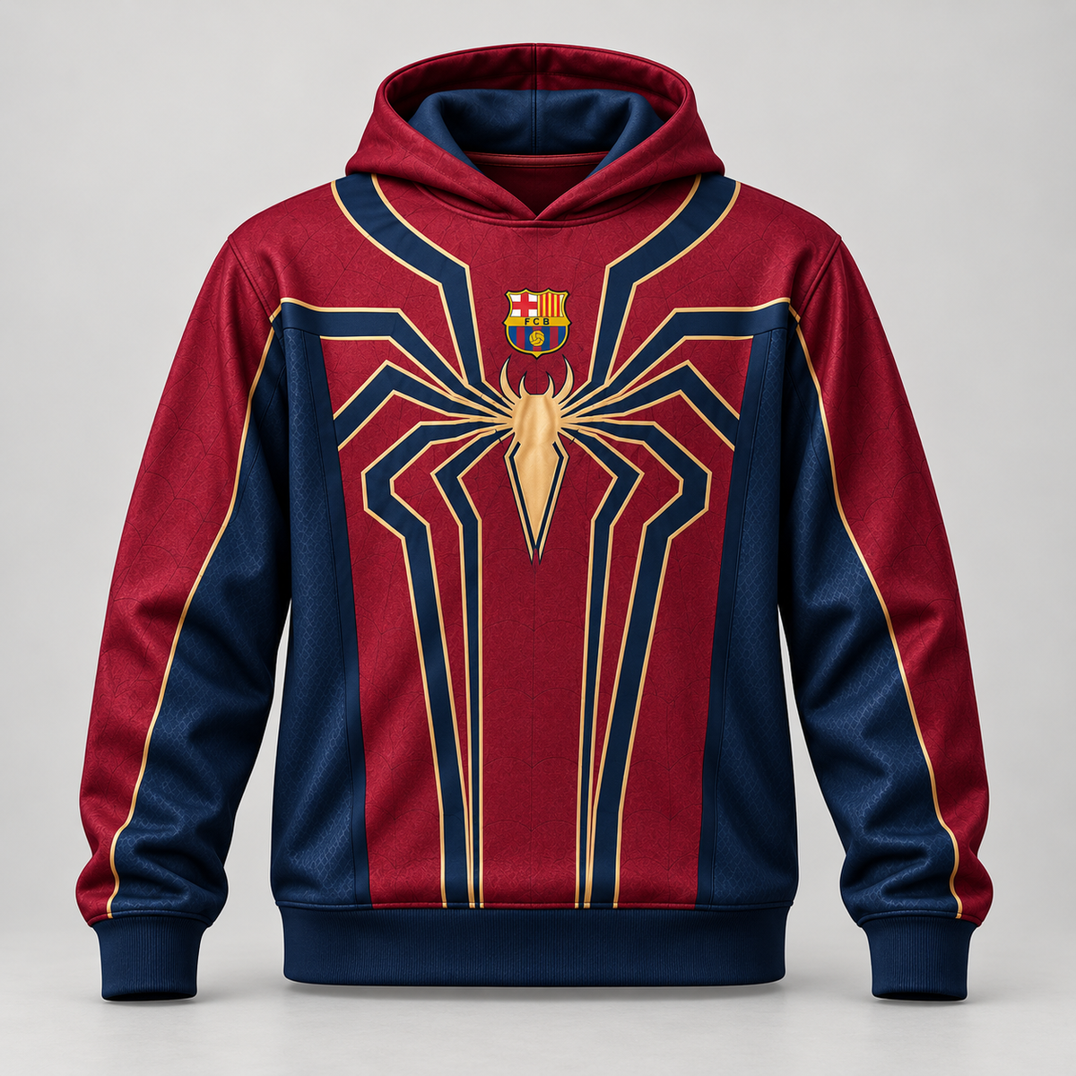 Spidey Barcelona FC 2026 Hoodie Set – Pullover Hoodie & Pants