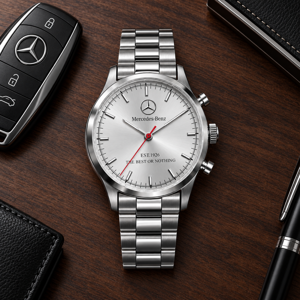Merc Luxury Handwatch Alloy Quartz Watch