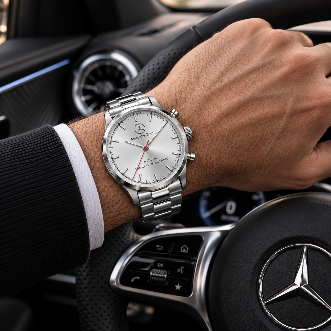 Merc Luxury Handwatch Alloy Quartz Watch