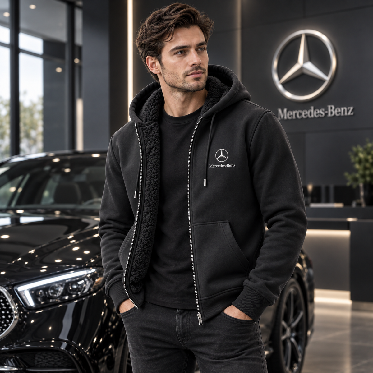 Personalized Merc Vintage Fleece inside Jacket