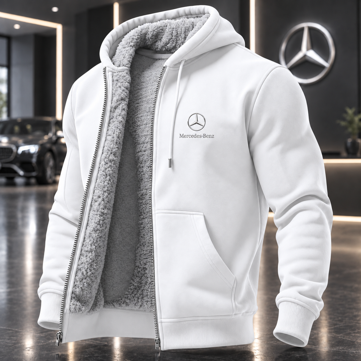 Personalized Merc Vintage Fleece inside Jacket