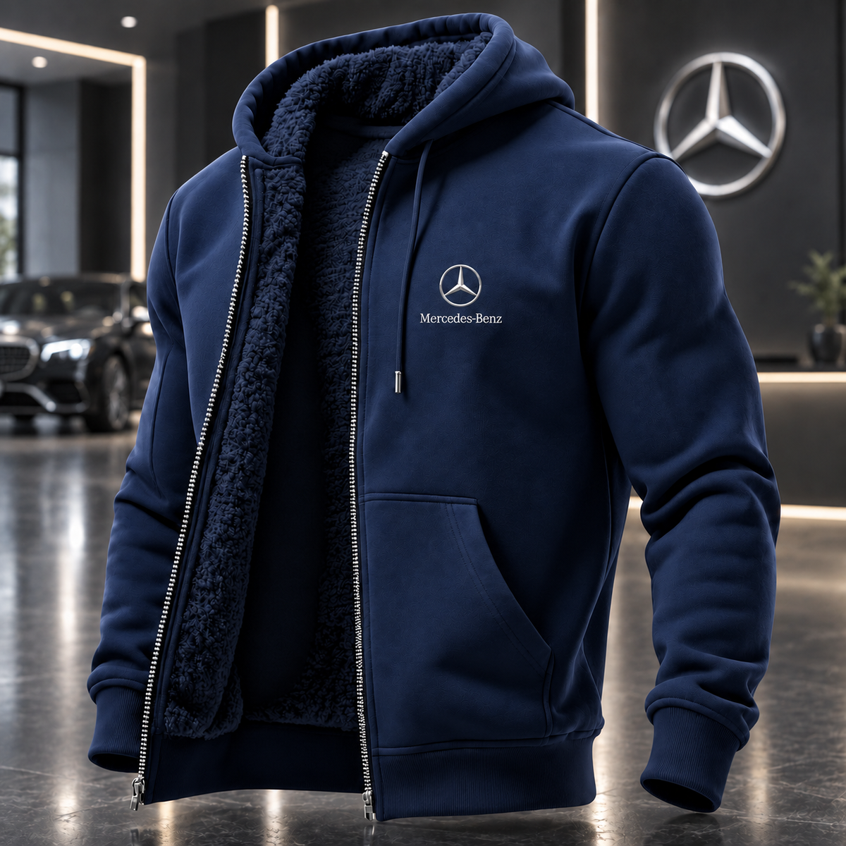Personalized Merc Vintage Fleece inside Jacket