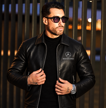 Merc Heritage 2026 Leather Collar Jacket