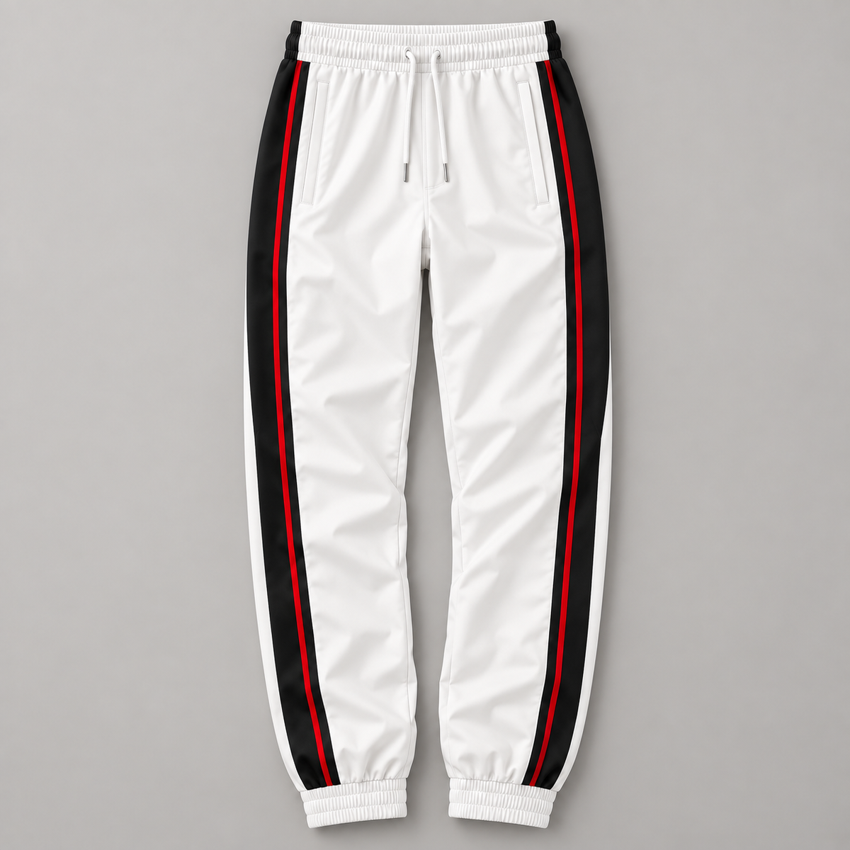 Pors Fashion Zipper Stand Collar Jacket & Sweatpants Set