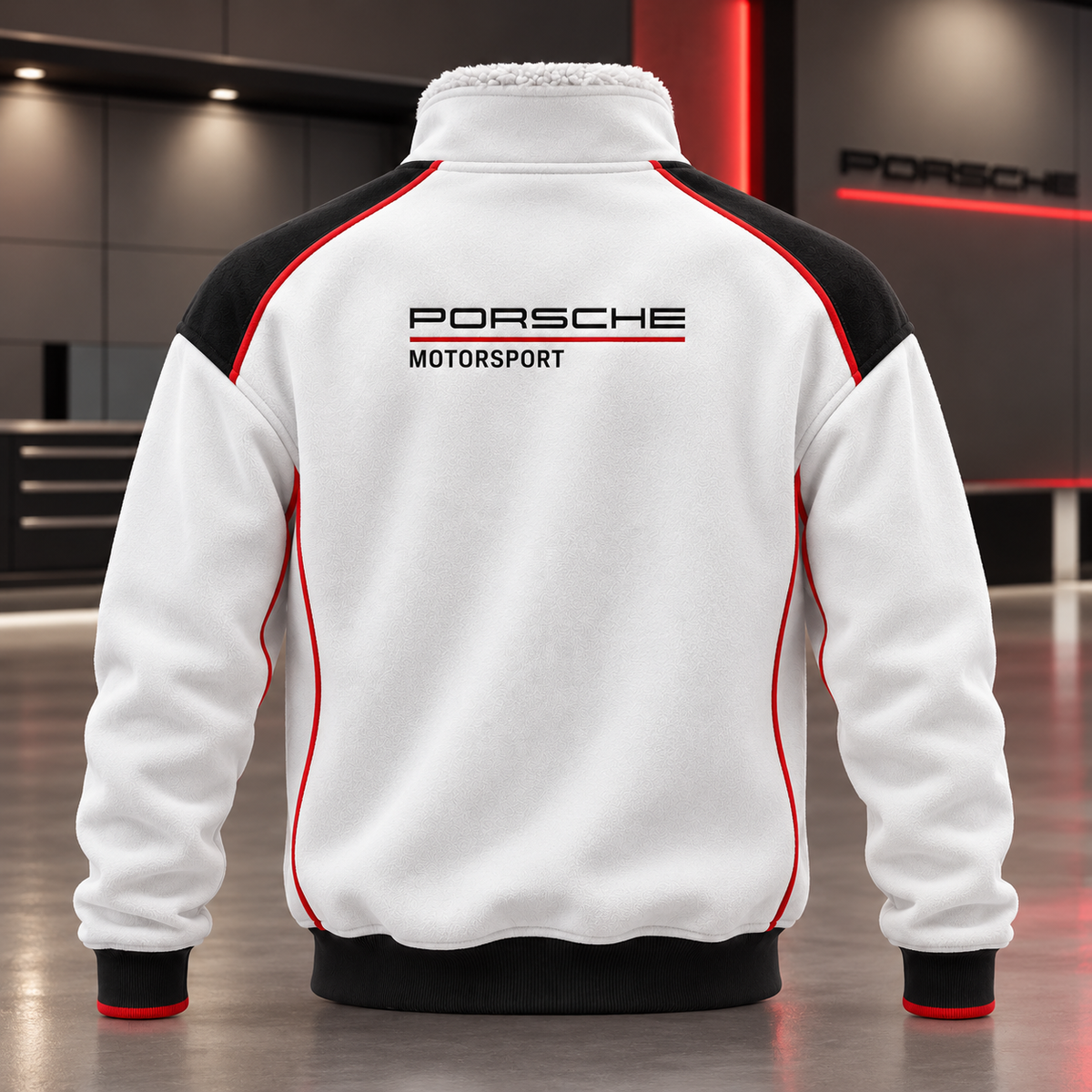 Pors Motorsport Fleece Quarter-Zip Pullover