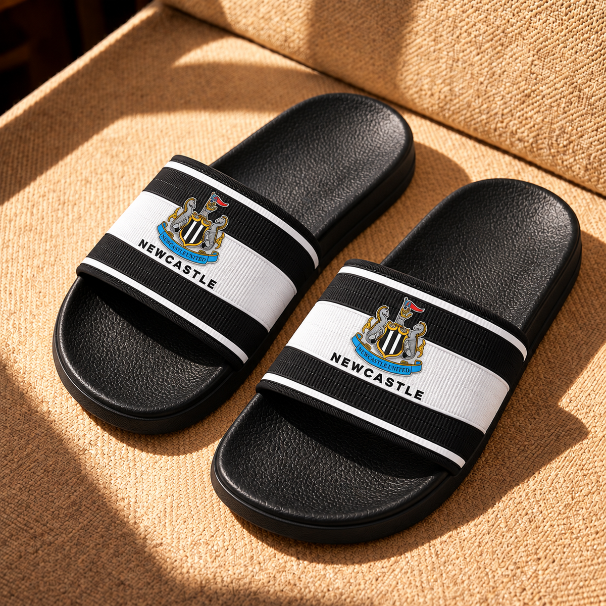 Newcastle FC Sportline Custom Leather Sandals