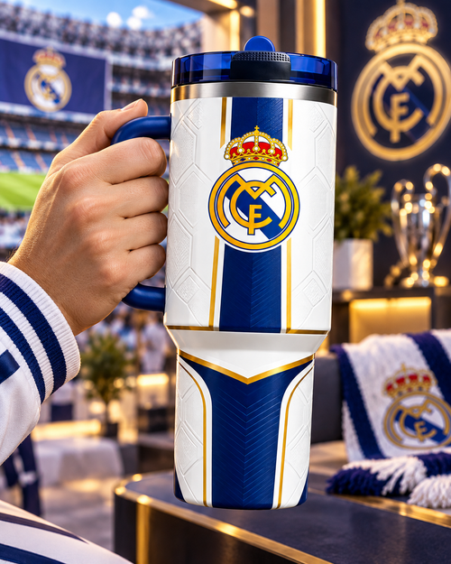 Real Madrid King Champion Insulated Tumbler 30oz 40oz